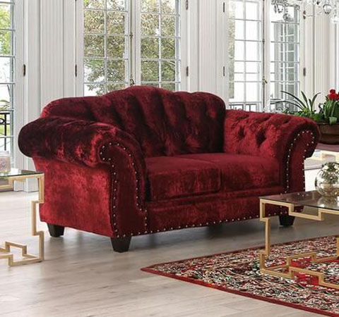 red sofa for sale