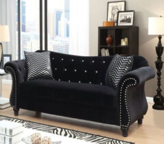 Black designer sofa for sale